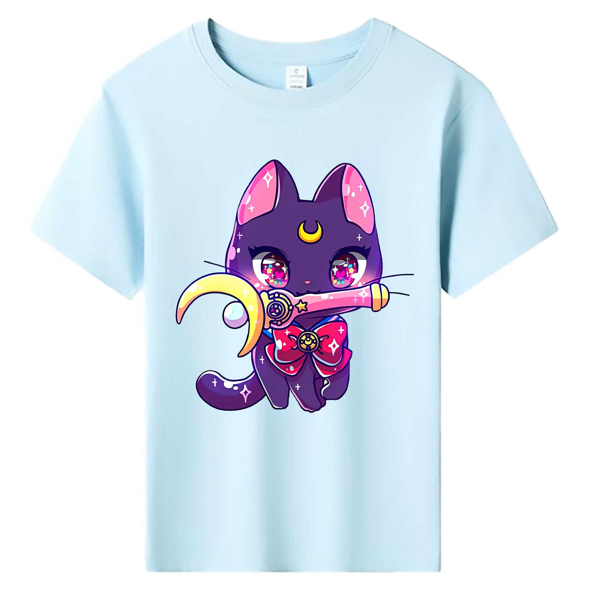 （画像用） 美少女戦士セーラームーン Sailor Moon 綿100％キッズTシャツ（フロントプリント）